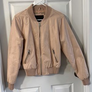 Faux leather jacket